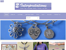 Tablet Screenshot of interpretations-sign.com